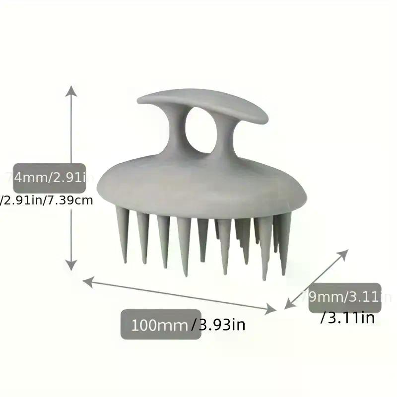Silicone Scalp Hair Massage Brush Shampoo Massage Comb Bath Wash Hair Care Root Scalp Massager Shower Brush Salon Hair Tool