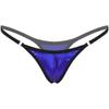 Womens Shiny Low Rise Micro Thong Elastic Waistband G String Underwear Bikini Swimwear
