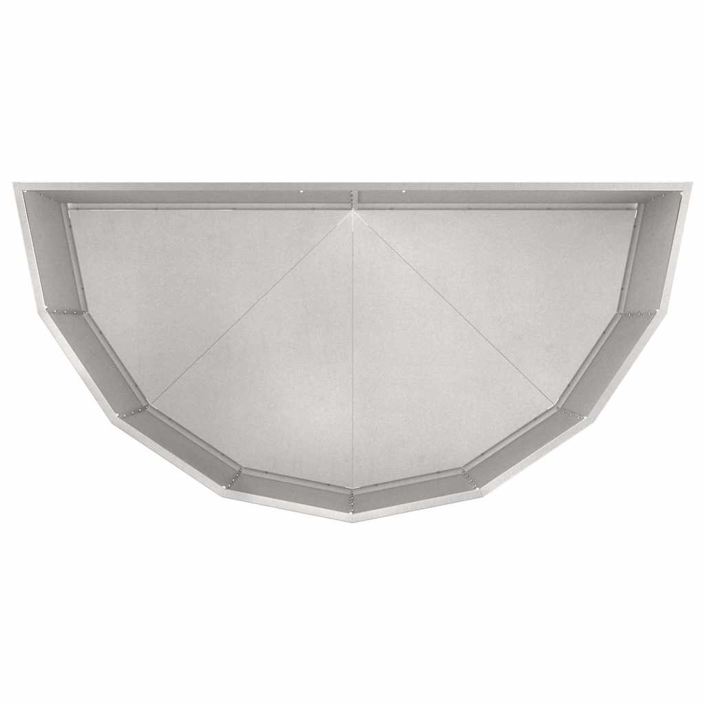 Planter Silver 120 X 60 X 50 Cm Stainless Steel