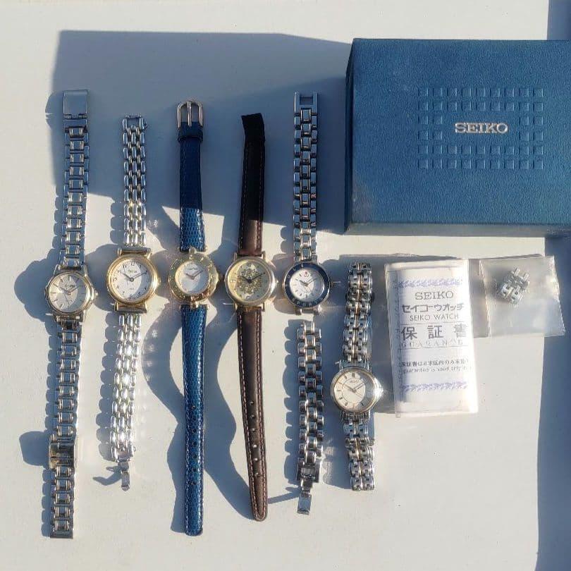 SEIKO and many other women s watches 6-piece set, operation not confirmed