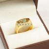 Citrine Emerald Cut Gemstone With 925 Sterling Silver Ring For Men's #B742 JL375692833273