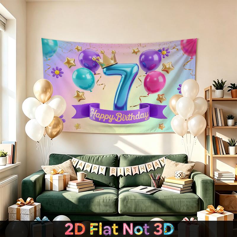 Party Backdrop Birthday Photo Booth Background Front Door Decor