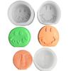 1 Pcs Smiling Face Silicone Candle Mold DIY Abstract Face Aromatherapy Gypsum Resin Handicraft Soap Mold Home Decoration Gift