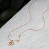 Emporio Armani Star And Moon Series Paved Zirconia Fashion Light Luxury Necklace Women Necklace Gold EG3633221