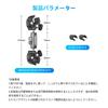 TELESIN Double Clamp Mount Camera Mount for Motorcycles and Super Multifunctional Camera Umbrella Camera Pole Bracket Bicycles, Clamp, Clamp, Holder,