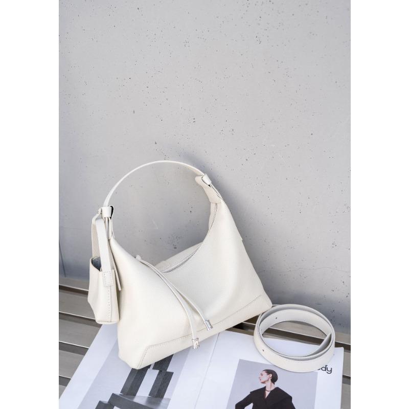 Cowhide Shoulder Women's Bag Large Capacity Messenger Tote Bag