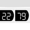Zegar Cyfrowy ze Skokowym Sekundnikiem LED Budzik Wyświetlacz Temperatury Odliczanie Sterowanie Głosowe Zegar Biurkowy Sypialnia