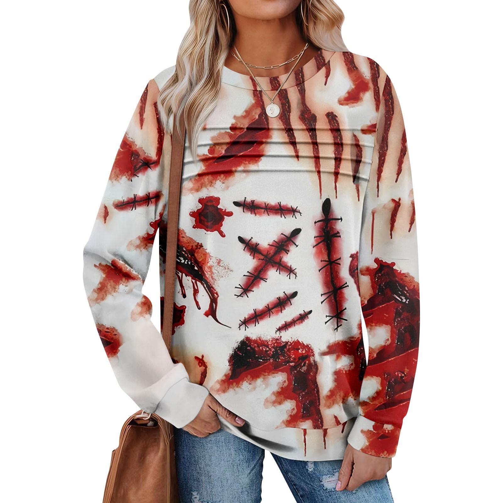 

Женский повседневный свитшот с длинным рукавом и круглым вырезом, приталенный плиссированный топ XL винный