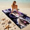 1Pc Butterfly Angel Wings Fantasy Beach Towel, Quick Dry, Multi-Use for Beach Pool Gym Yoga Home Travel, Christmas, Halloween, Xmas Gift S929613
