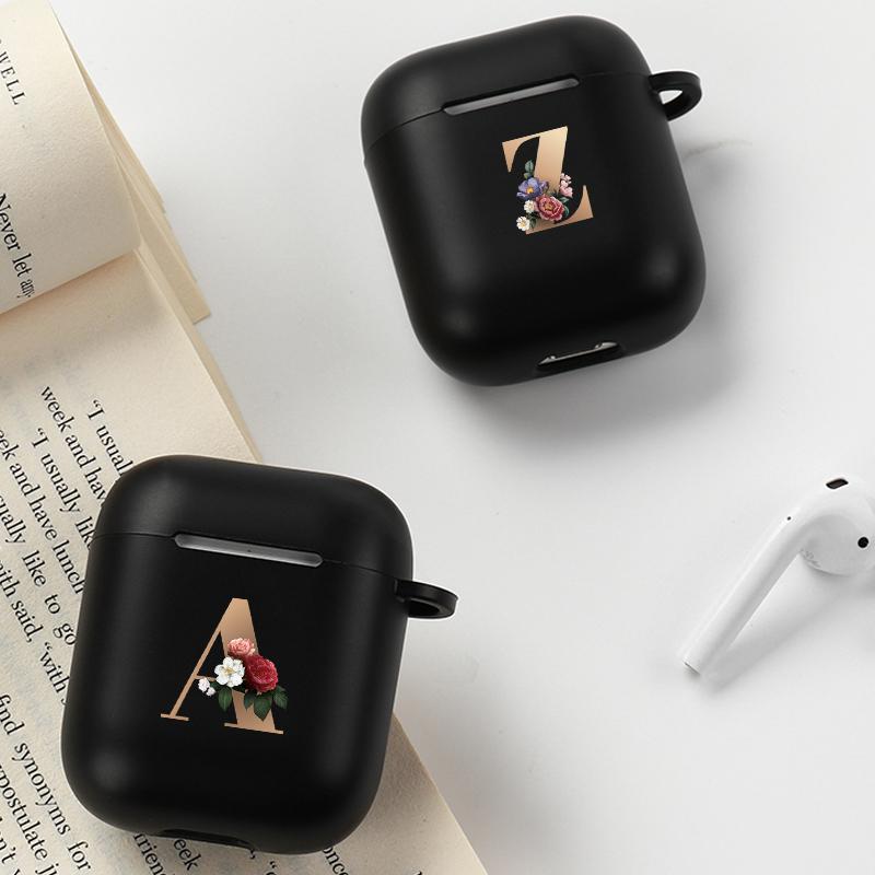 

Чехол для Apple Airpod 2, чехол с милым цветочным рисунком и буквами, силиконовый защитный чехол для наушников Bluetooth, сумки для беспроводной зарядки Air Pods