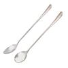 Stainless Steel Spoon Long Handle Coffee Spoon Ice Cream Stirring Spoon Meal Tableware Spoon Household Dinner Spoon Fruit Fork