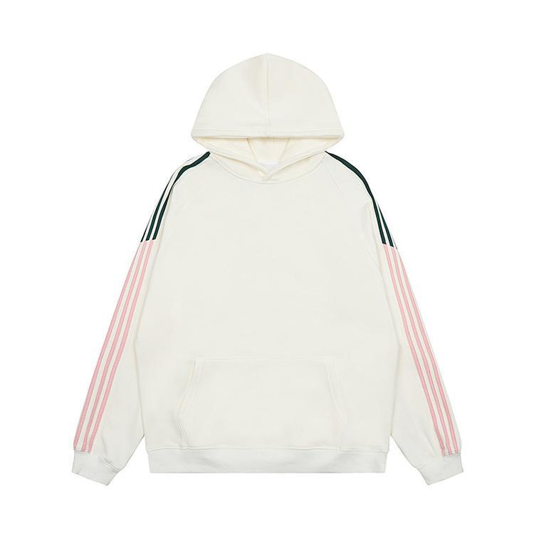 

Толстовка с рукавом реглан в три полоски - Повседневная, Спортивная, Универсальная толстовка для пар, Идеально подходит для осени/зимы. XXL