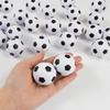 6Pcs Mini Pu Squeeze Soccer Ball Toys Kids Sports Theme Birthday Party Favors Pu Football Gift Stress Relieving Squeezing Toys