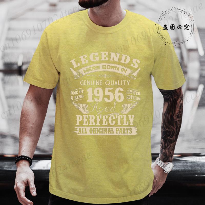 Vintage 1956 69. Geburtstag Unisex T-Shirts Geburtstag Hergestellt 1956 Shirt Von Papa Legenden Wurden 1956 Geboren Perfekt Shirt Geschenk Für Papa