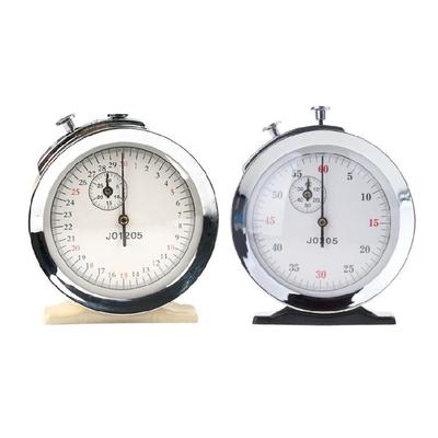 Multiurpose Mechanical Stopwatch Metal Timer Stop Clock Teaching Chronometer for Physics Experiments Athletic Training