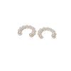 Elegant Pearl Ear Cuff Earrings for Women - No Ear Hole Needed, Stylish High-End Design.
