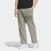 Adidas Letter Print Tapered Fit Sports Pants Unisex Pants Silver-Gray IK3505