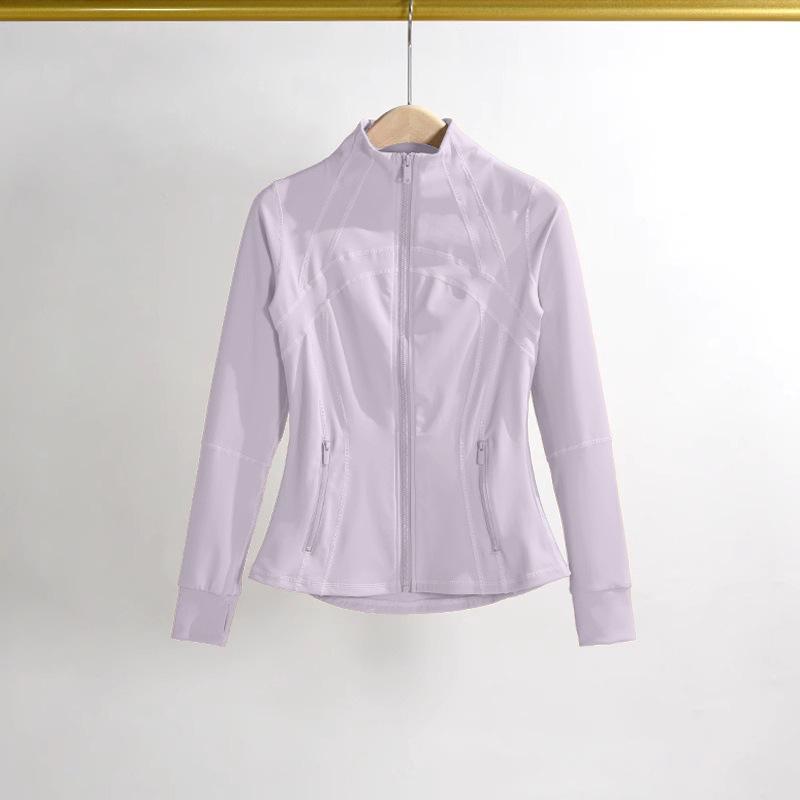 Yoga Clothing Jacket Women Slimming Running Training Sports Stand-up Collar Long-sleeved Fitness Clothing Body-slimming Pilates