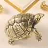 Retro Golden Coin Turtle Brass Handle Vintage Wardrobe Drawer Pulls Cabinet Door Knobs  Kitchen