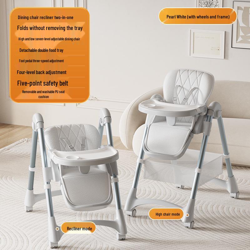 Multifunctional Portable Baby High Chair and Dining Table Set
