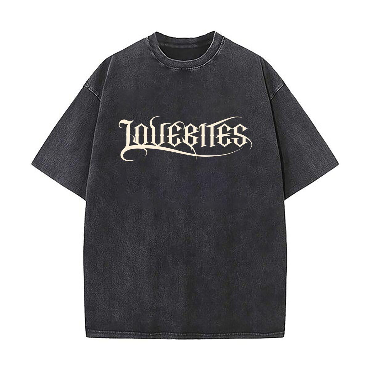 

Loverlies Stylish Inspired Loverlies Elegant Text Art Design Mens Summer Tshirt Cotton Vintage Washed TShirts S