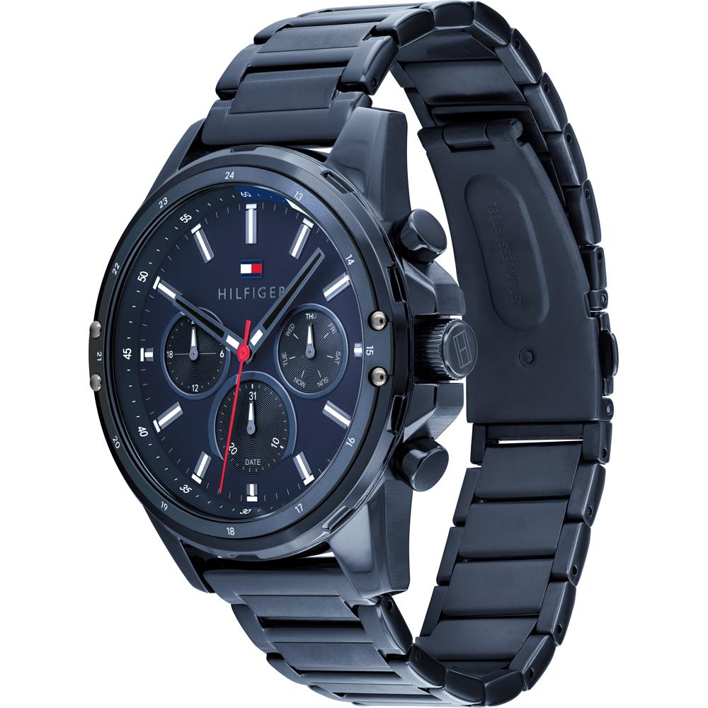 Tommy Hilfiger 1791789 men's watch blue strap blue dial 45mm + box