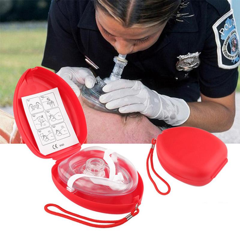 Artificial Respiration One-Way Breathing Valve Mask First Aid Cpr Training Breathing Mask Protect Rescuers Mask Accessories
