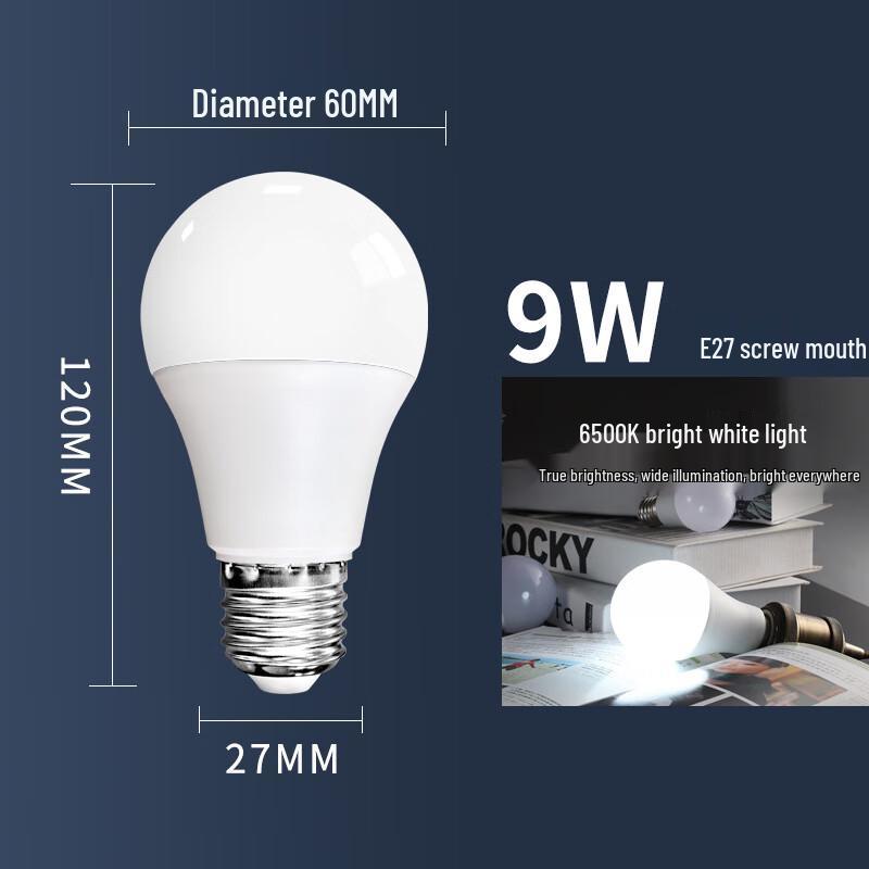 Lielangshi E27 White LED Light Bulb