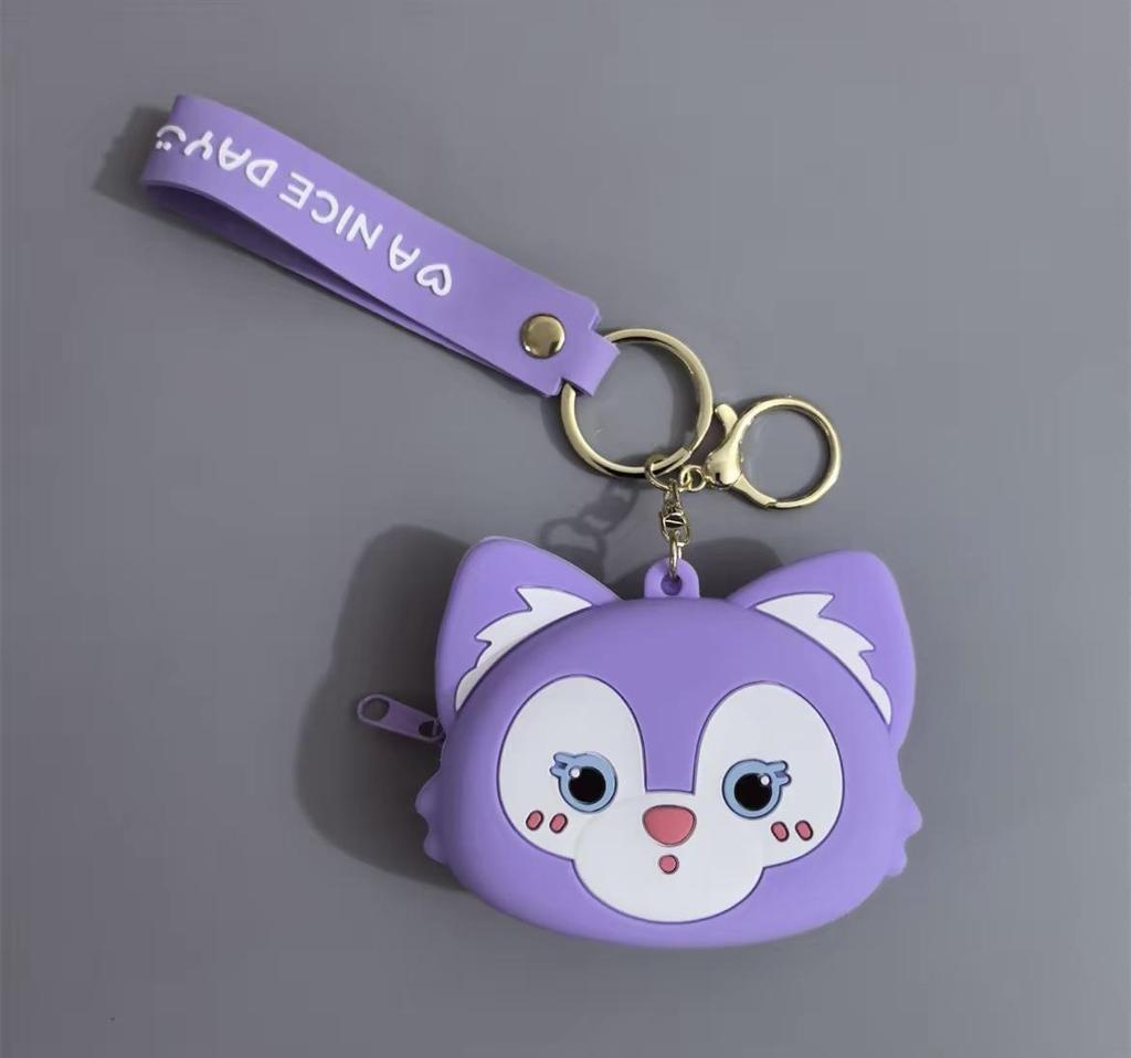 Sanrio Cartoon Silicone Coin Purse - Cute Children's Storage Bag