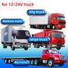 12V-24V Truck Fuel Tank Burglar Alarm Radar Vibration Error-free Anti-theft Oil Alarm System Double Induction Spotlights