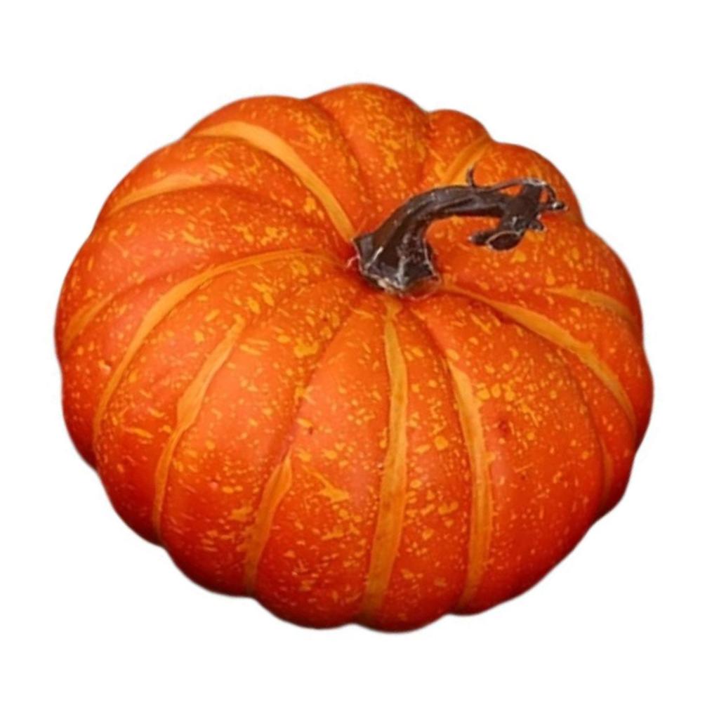 Realistic Artificial Pumpkin Ornament Fall Festival Home Decoration Foams Plant Model Child Friendly Easy Display