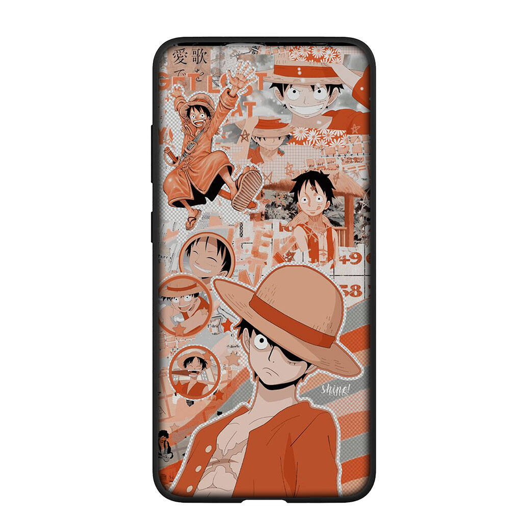 Handyhülle für iPhone 17 15 16 Plus Redmi Note 14 12 11 13 Pro Max Huawei P30 P20 Lite OPPO A60 A40 A80 A18 Poster One Piece Trafalgar Law Luffy Abdeckung