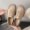 Fashion 2024 spring new fashion comfortable low heel leisure round head vulcanized shoes
