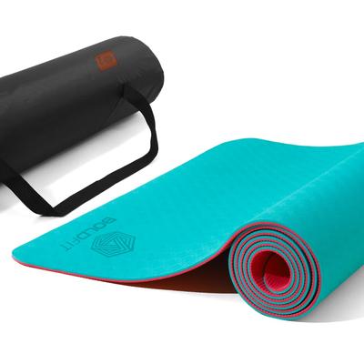 Yoga Mat for Women and Men with Cover Bag TPE Material 6mm Extra Thick Exercise Mat for Workout Yoga Fitness Pilates and Meditation,