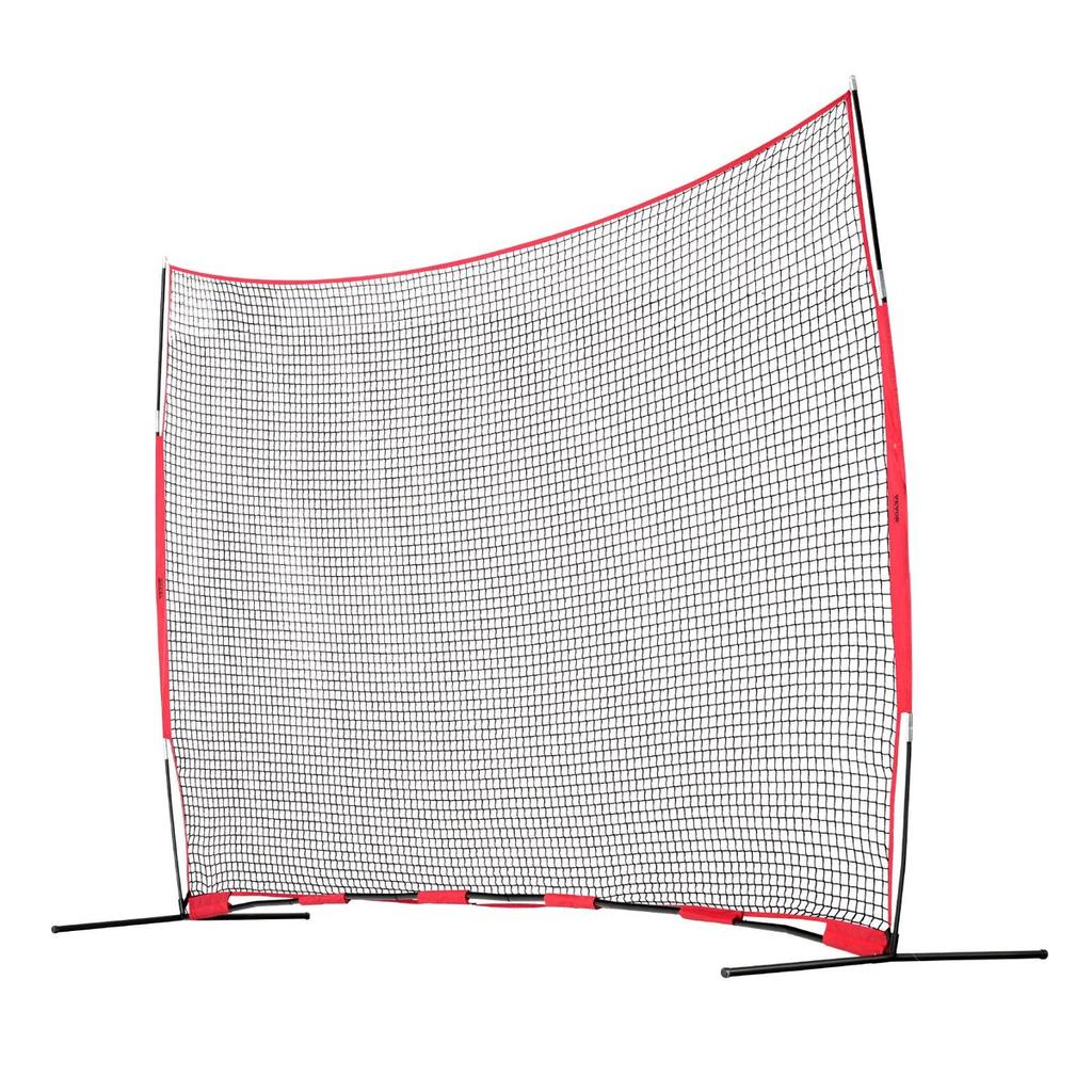 Barricade Backstop Net, 16x10 Ft Ball Sports Barrier Netting, Portable Practice Equipment with Carry Bag, Protection Screen for Baseball Softball