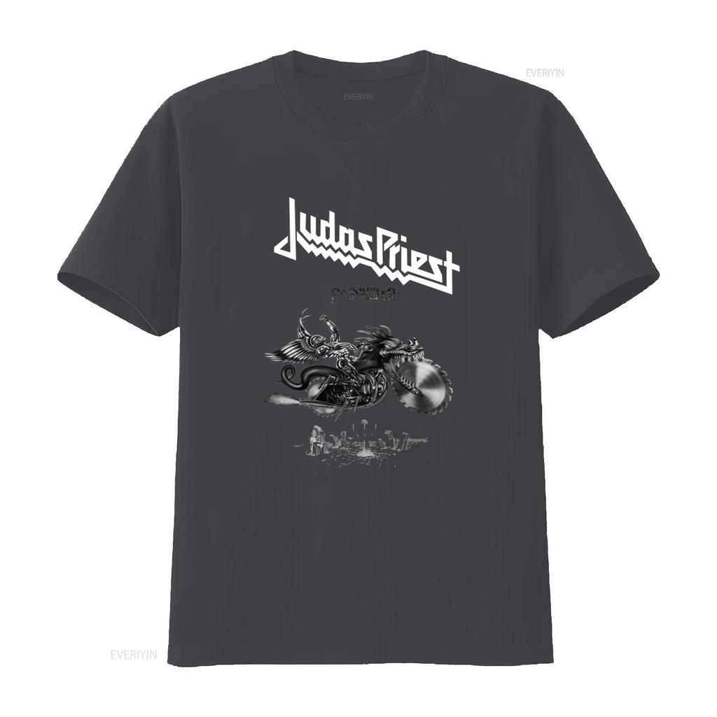 Judas Priest Painkiller V3 1990 Album Cover T Shirt Black Rock Band Design Sizes S 5Xl vintage Washed Stylish Breathable