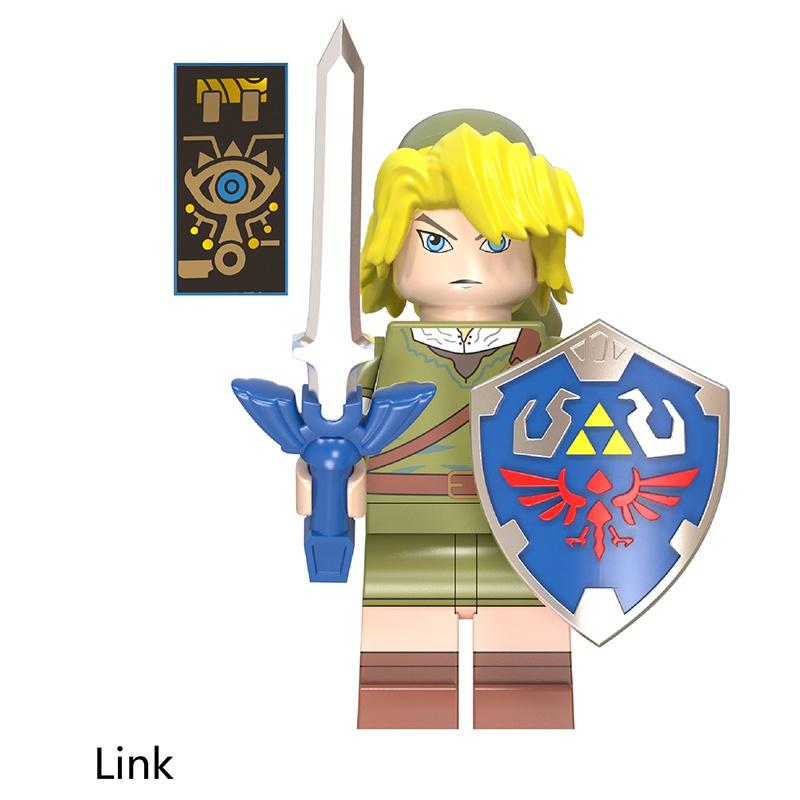 Game The 4pcs Legend Of Zelda Link Princess Zelda Adventure Building Blocks Doll