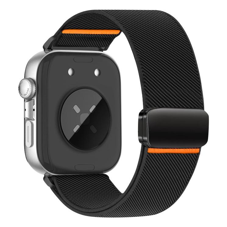 Huawei Fit3/Fit4/Pro Magnetic Buckle Nylon Watch Band with Metal End Links