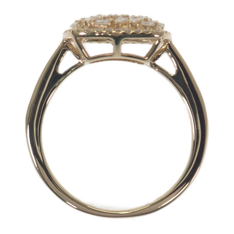 no brand  #13(JP Size) ring K18 yellow gold Women