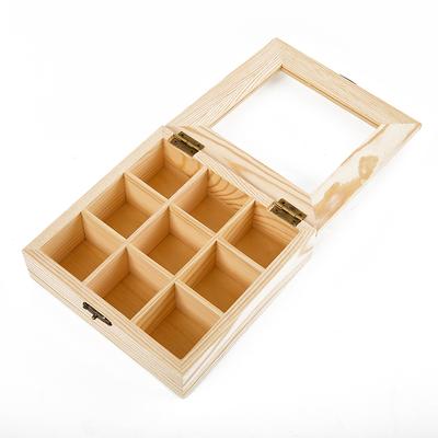 Aufbewahrungsbox mit 9 Fächern, Organizer für Zuckerbeutel, Behälter für Schmuckzubehör