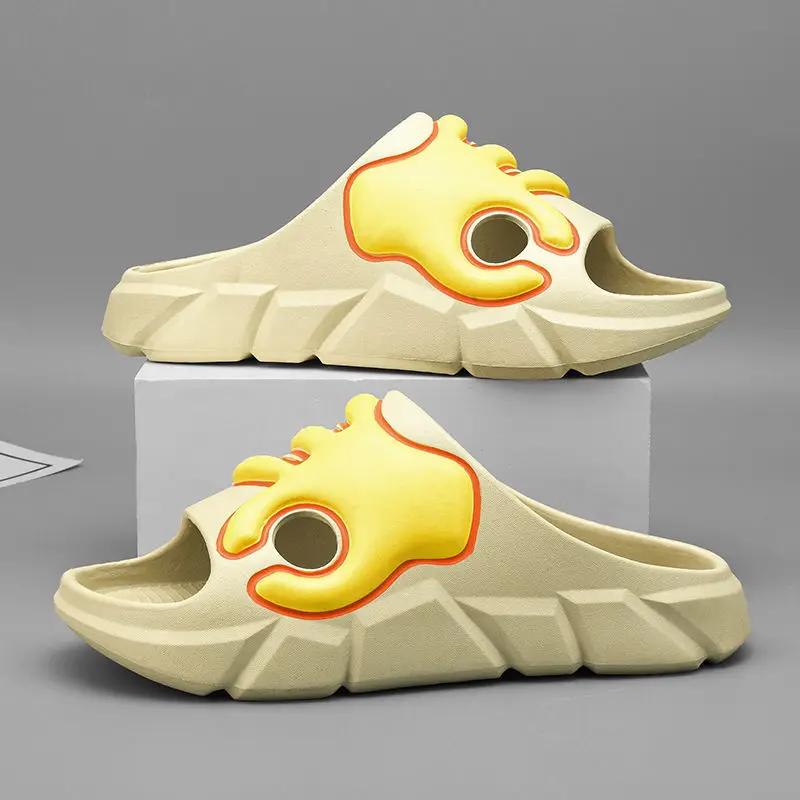 Fashion Soft Slippers for Men Beach Sabot Shoes Cheap Liquidation Comfortable Trend 2025 Adult Low Price Y2k Mascullino Fun Sandals Man