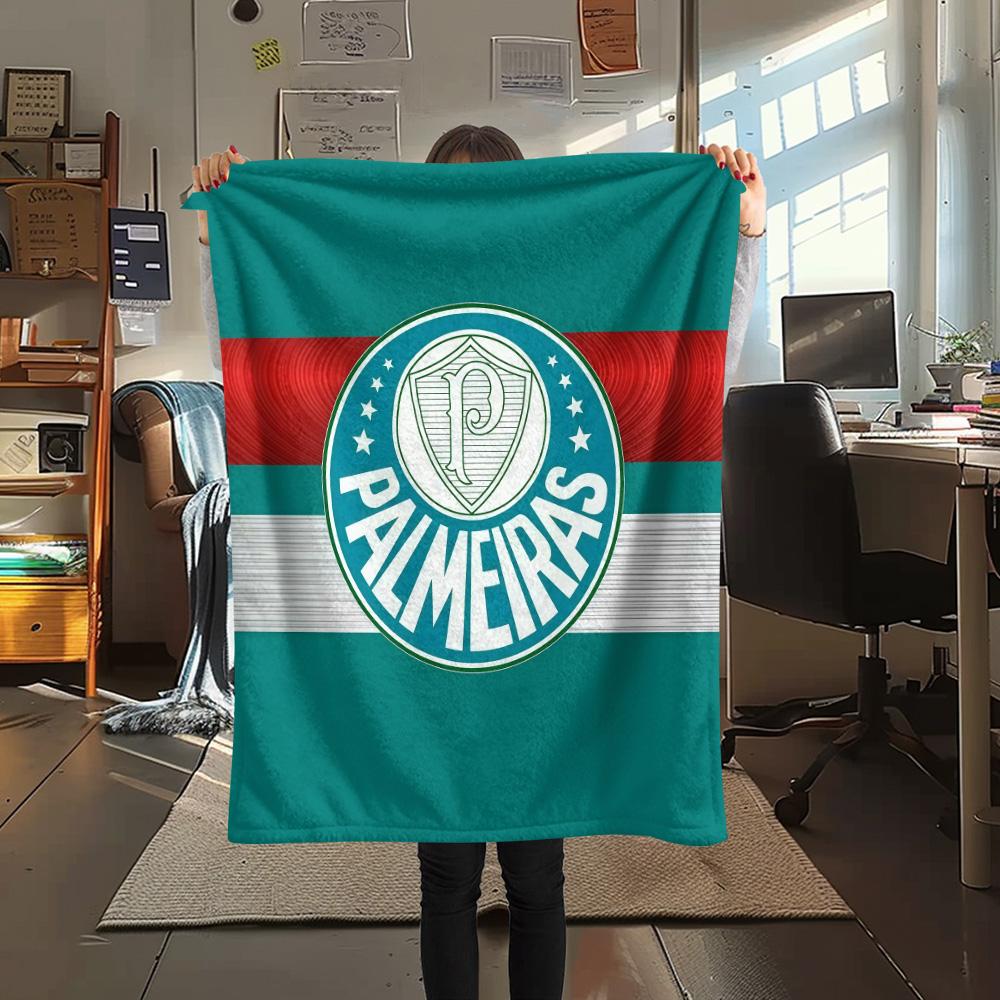 SE Palmeiras2 Flannel Blanket, High quality Comfortable for All Seasons, Home Decor, Warmth and Comfort