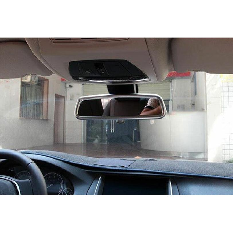 Interior Rearview Mirror Frame Trim Fit For BMW 3 4 Series GT 13- ABS Silver