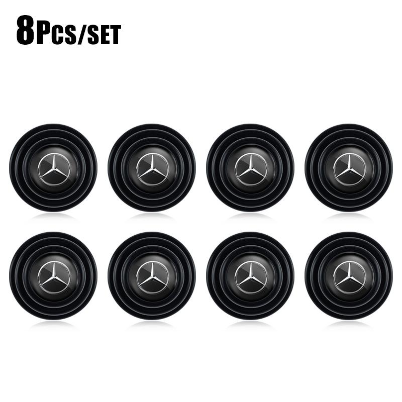 New 2025 Hot 8Pcs Car Door Absorber Shockproof Anti Noise Pad Buffer Gasket For Mercedes Benz AMG W204 W205 W203 W211 W212 W213