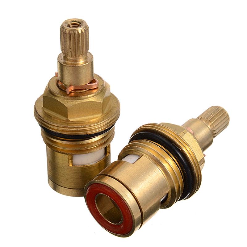 Valvola Di Ricambio Per Rubinetto Con Cartuccia A Disco In Ceramica Con Stelo In Ottone Rotazione Di Un Quarto Di Giro G1/2" X 60 Mm X 10 Mm Lunghezza - Foto 12