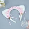 Plush Cat Ear Lace Headband Animation Costume Hairband Themed Party Hairhoop
