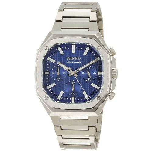 

Seiko Watch WIRED REFLECTION Octagon AGAT448 Men s Silver Watch