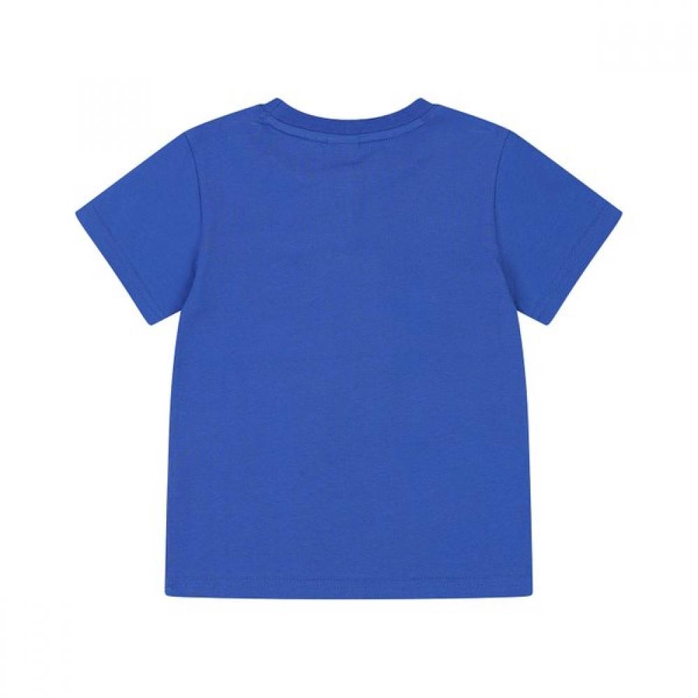 Kangol Kids PockeT Lou Symbol ShorT Sleeve T shirT Sb 0004 Blue