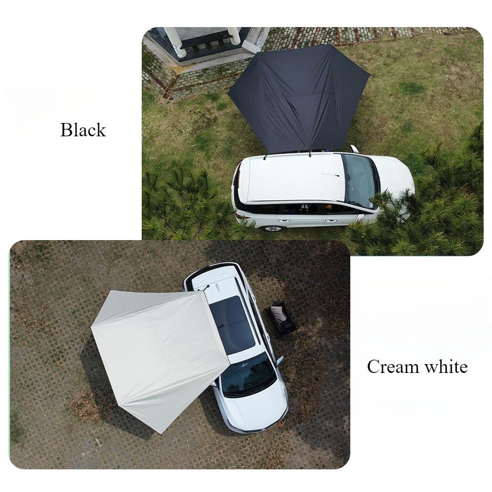 Outdoor Camping Tent Car Side Canopy Suction Cup Type Sunscreen Black Rubber Sunshade Outdoor Camping Car Rear Tent Sunshelter