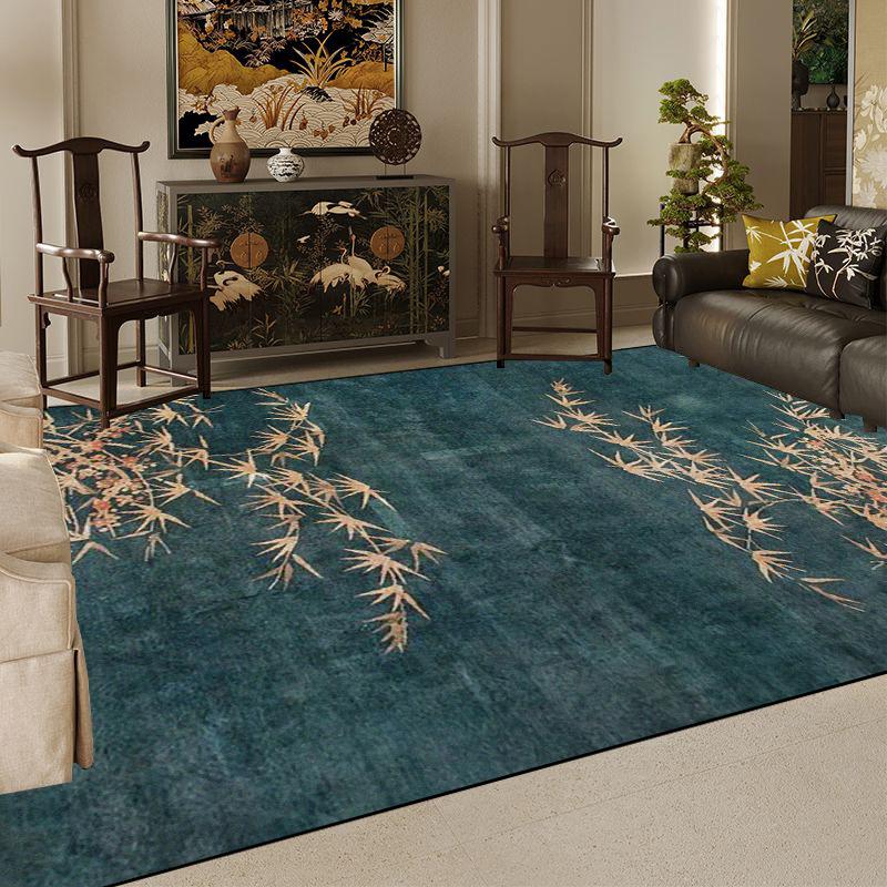 Luxury Chinese Style Large Living Room Carpet 3D Printing Decoration Home Coffee Tables Mat Non-slip Washable Rugs for Bedroom